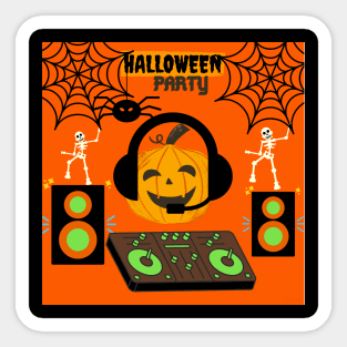 Halloween party Sticker